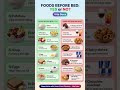 Foods Before Bed: YES or NO? (Best &amp; Worst Night Snacks) | Vita Docs #Shorts