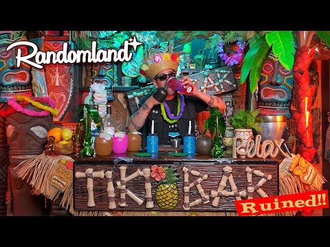 I RUINED the coolest Home Tiki bar in California!
