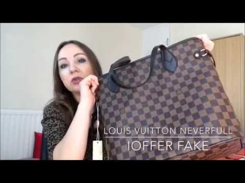 Hitowa torba Louis Vuitton neverfull bag oryginal a fake - torba z Ioffer a  oryginal 