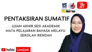 PENTAKSIRAN SUMATIF (2022) | FORMAT PENTAKSIRAN INSTRUMEN PERINGKAT SEKOLAH RENDAH : BAHASA MELAYU