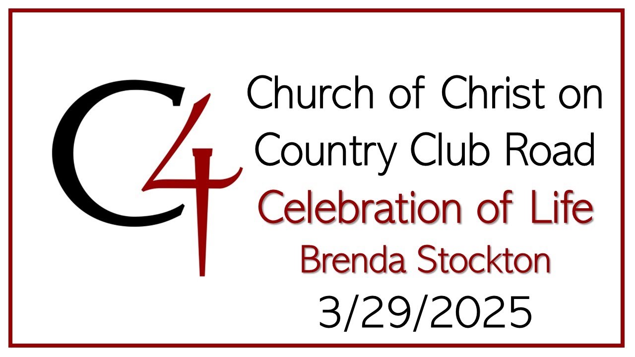 A Celebration of Life for Brenda Stockton 3-29-2025 - YouTube