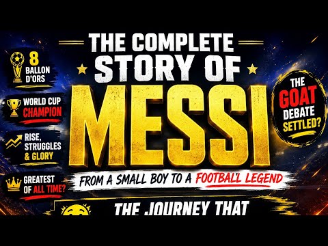 The Complete Story of Lionel Messi | From Rejection to Football Immortality ⚽🏆
