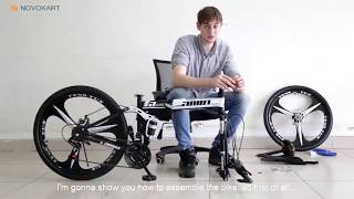 How to assemble a NOVOKART MTB bike? - YouTube