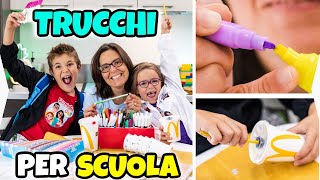 12 TRUCCHI PER LA SCUOLA: Idee Creative e Divertenti Fai Da Te