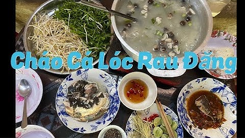 Nấu Nồi Cháo Cá Lóc Rau Đắng Chiều Mưa Quá Ngon 