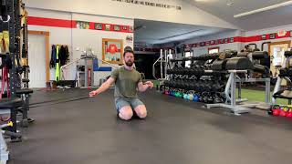 High Plank with Band Pull Through | Core & Shoulder Strength and Stability