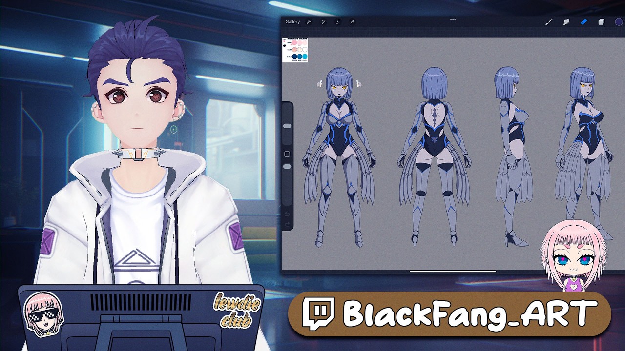 😶‍🌫️ Another Day, Same Drawing – Final Shading (Probably) | 18+ | !merch