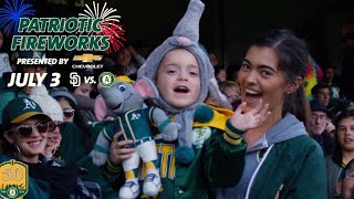 Check out our Fireworks on July 3rd
