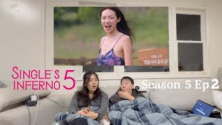 people speak ENGLISH this Season?! :0 Reacting to Singles Inferno Season 5 Ep 2 with my brother