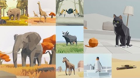 Low Poly Animated Animals - Unity Character Download