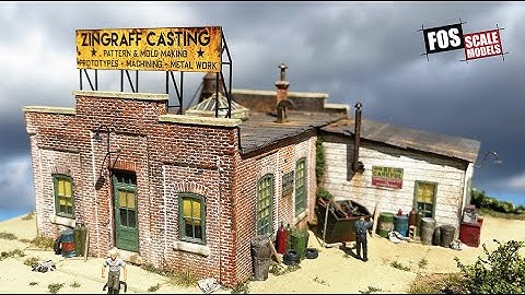 NEW HO SCALE KIT! -   A Hydrocal Brick Structure from Fos Scale Models