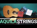 AQUILA UKULELE STRINGS - IN DEPTH (6 high G sets compared with samples)