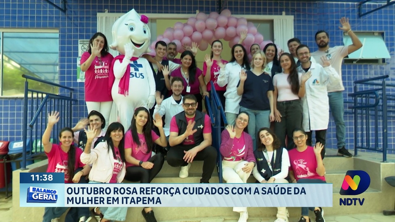 Outubro Rosa reforça cuidados com a saúde da mulher em Itapema
