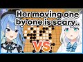 Fubuki, Shaking As She Goes Against Suisei In Gomoku【Hololive | Eng Sub】