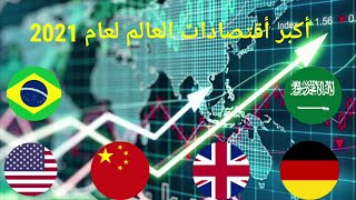 ترتيب دول العالم اقتصادياً لعـام 2021 | أقوى 20 اقتصاد في العالم .