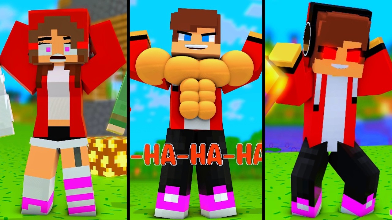 MAIZEN - When JJ shows his power_ KA-KA-KA-KA! | Tiny Minecraft