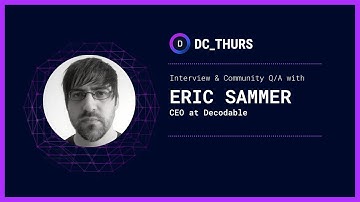 DC_THURS on Streaming Data Systems w/ Eric Sammer (Decodable)