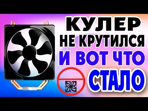 Кулер на процессоре не крутится