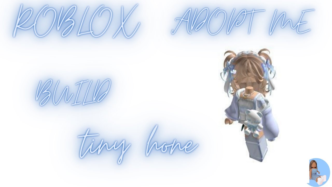 roblox adopt me build (tiny home blue) - YouTube