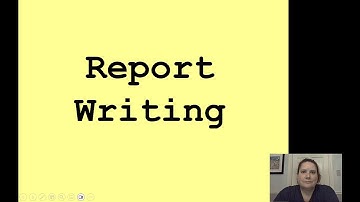 Report Writing for Forensics
