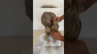 The great way of creating beautiful and easy hairstyle Resimi