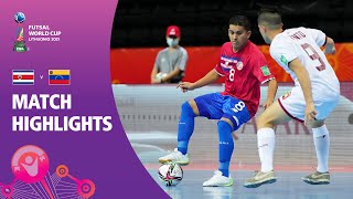 Costa Rica v Venezuela | FIFA Futsal World Cup 2021 | Match Highlights