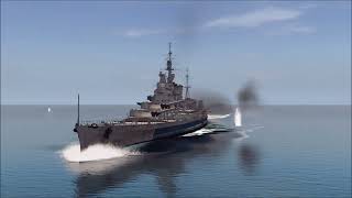 HMS Renown Vs IJN Kongou - Sea Power WW2 Battles