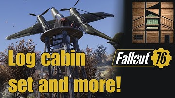 Fallout76 Weekly Atomic shop UPDATE - Log cabin set and MORE! (showcase)