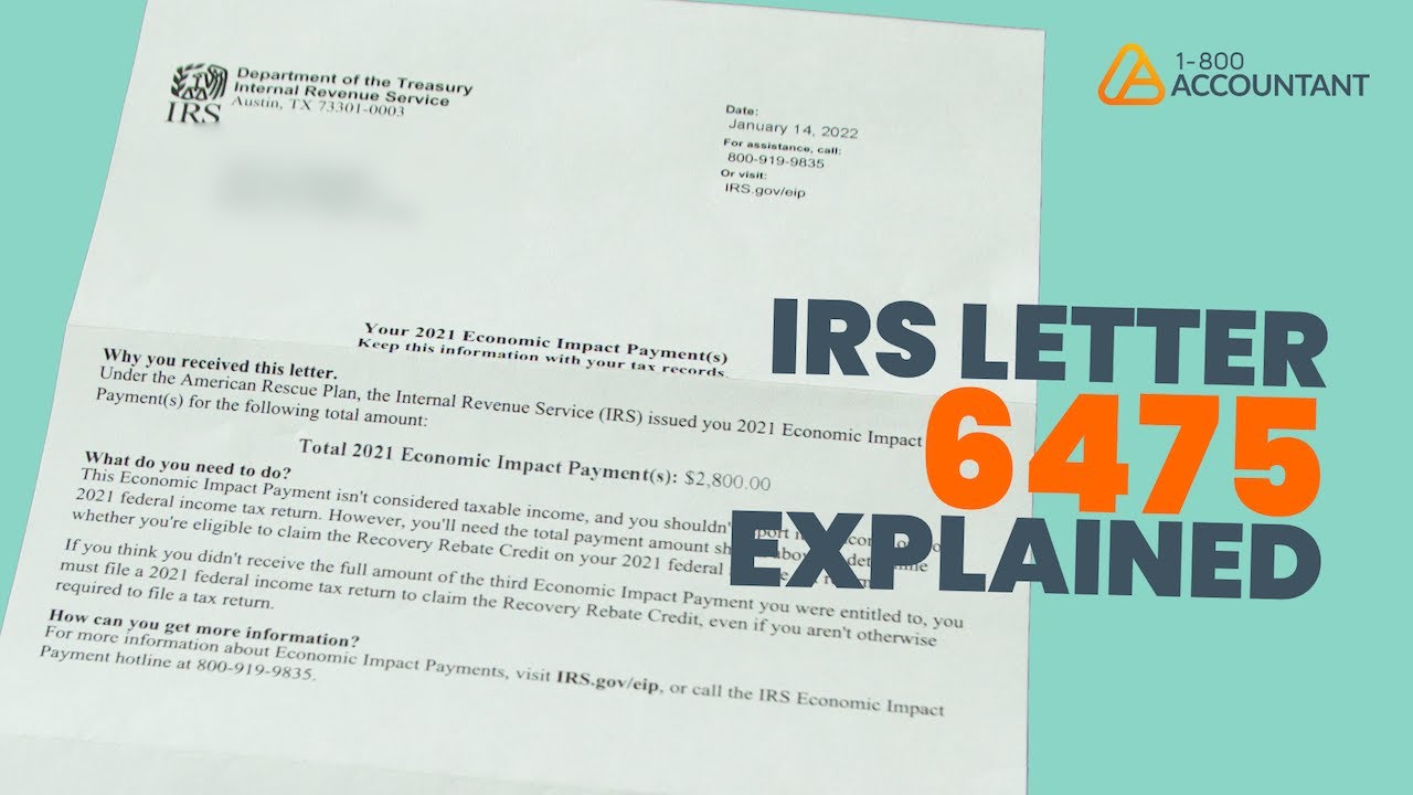 irs-letter-6475-explained-your-2021-economic-impact-payment-youtube