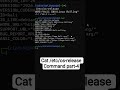 cat /etc/os-release Commandpart-4 in Kali Linux #kalilinuxtelugu #bash  #compiler #hacker #terminal