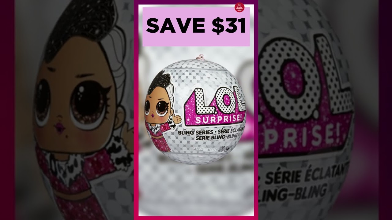 😍 6 Pieces LOL Surprise Bling Series Doll Playset for $40.71 (Was $70) at Walmart  👏