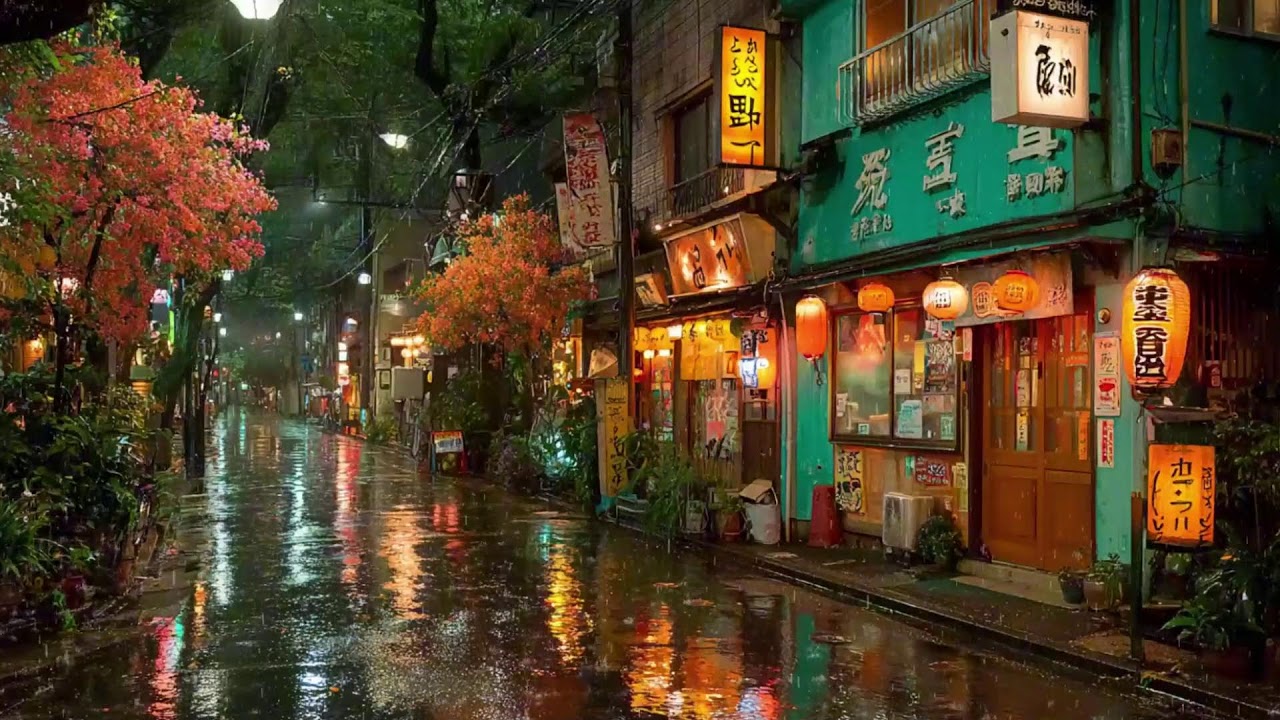 Fall Asleep in Minutes with Kyoto Rain 🌧️ | Deep Sleep, Calm Mind & Lofi