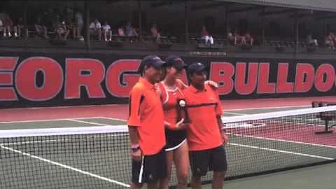 UVA tennis coach Mark Guilbeau talks about Daniell...
