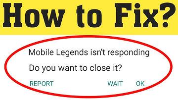 How to Fix Mobile Legends isn