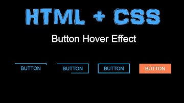 Button Hover Border Effect | How to create Hover Effect in HTML | HTML & CSS