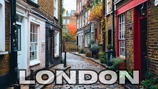 Hidden LONDON Walk 4K 60FPS HDR  UNSEEN London Walking Tour