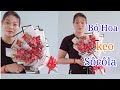 #ThuVan#Cachbohoa# Bó Hoa Từ Bánh Kẹo| Bó Hoa Bằng Kẹo KitKat