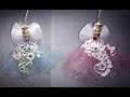 DIY~No Sew Sweet Sparkly Tulle Angel Ornament!