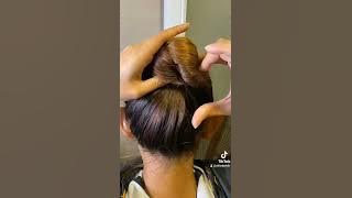 Tutorial sanggul rambut tanpa getah style orang dulu - dulu