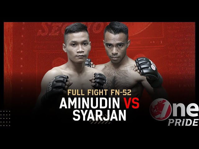 Keras & Sengit! 🔥 Aminudin vs Syarjan Sadik | Full Fight One Pride MMA FN 52 class=