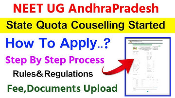 NEET 2022 UG Andhrapradesh Complete Registration Process Step by Step #neet2022 #neetug