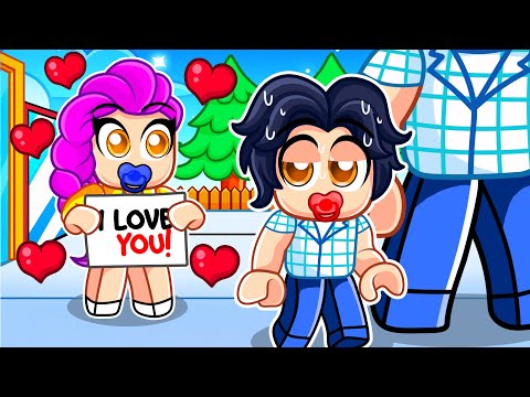 Baby RUMI Is OBSESSED With Baby JINU in Roblox! (Kpop Demon Hunters)