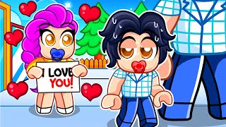 Baby RUMI Is OBSESSED With Baby JINU in Roblox! (Kpop Demon Hunters)