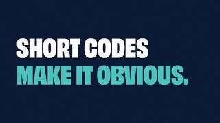 Short Code Registry | Customers trust short codes