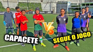 SEGUE O JOGO vs TIME DO GOLEIRO DE CAPACETE