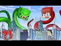 Mikey and JJ SNAKES Attacked The City in Minecraft (Maizen)