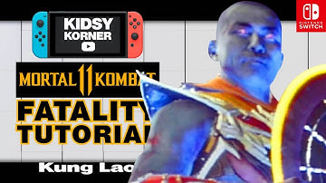 MK11 Switch fatality TUTORIAL KUNG LAO #fatality #nintendoswitch #mk11