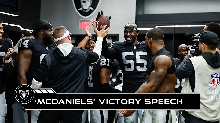 Josh McDaniels Locker Room Victory Speech vs. Patr...