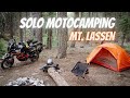Solo motocamping   lassen bdt backcountry discovery trail and national park ride