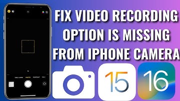 How To Fix Video Recording Option Is Missing From iPhone Camera